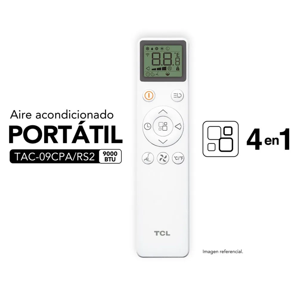 TCL Portátil 9000 BTU Solo Frío, foto 11