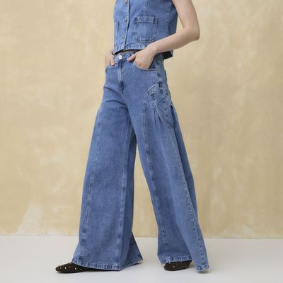Imagen 2 del producto Jeans Wide Leg Mujer