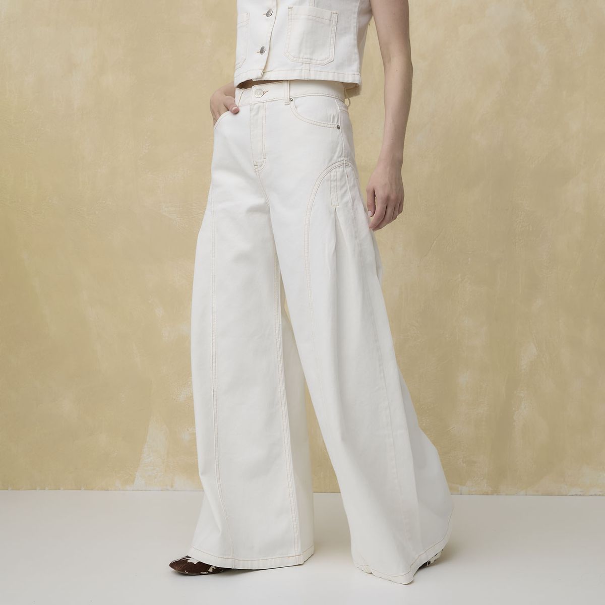 UNIVERSITY CLUB - Jeans Wide Leg Mujer University Club