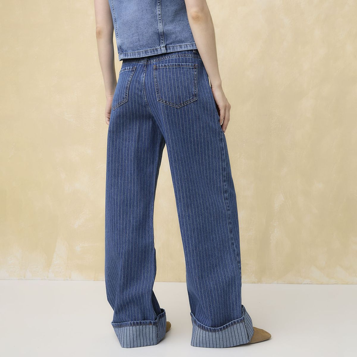 UNIVERSITY CLUB - Jeans Wide Leg Mujer University Club