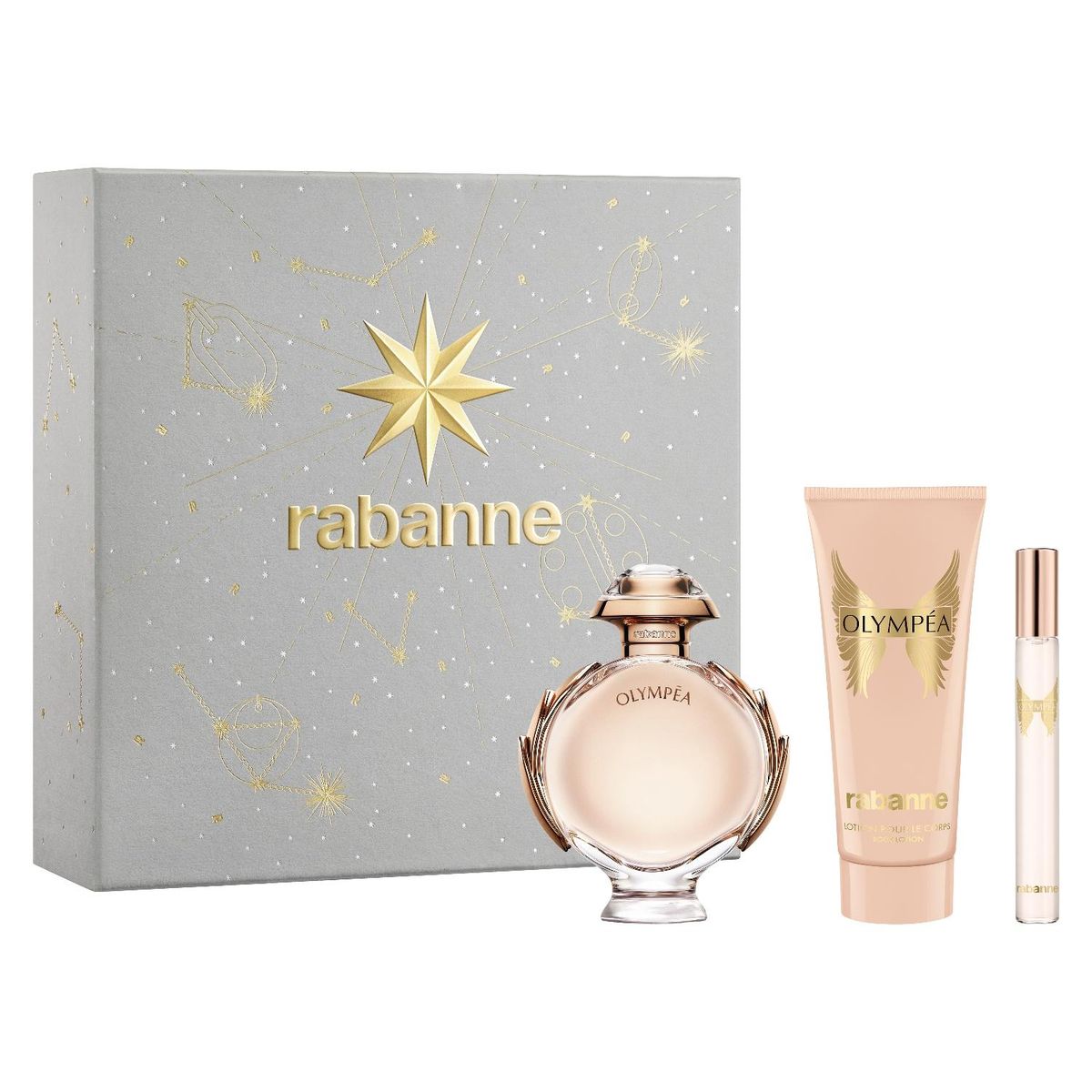 RABANNE - Estuche Olympéa Eau De Parfum 80 Ml +10 Ml + Loción Corporal 100 Ml Rabanne