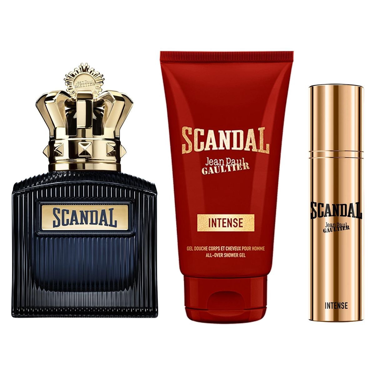 JEAN PAUL GAULTIER - Estuche Scandal Intense  Eau De Parfum Intense For Him 100 M + 10 Ml + All-Over Gel De Baño 75 Ml Jean Paul Gaultier