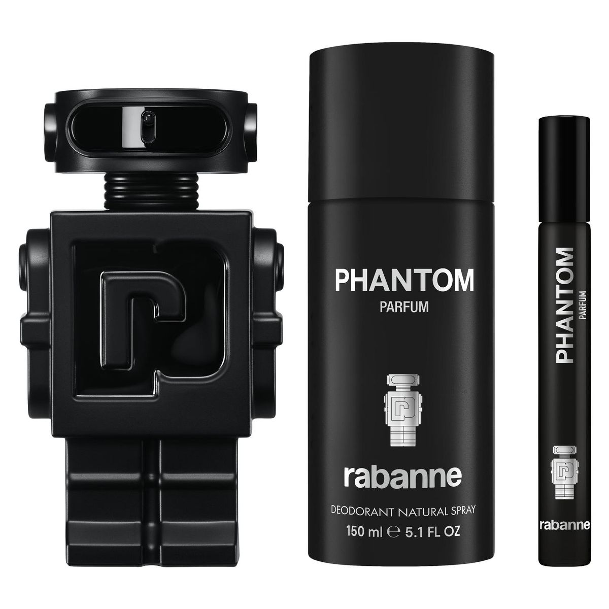 RABANNE - Estuche Phantom Parfum 100 Ml + 10 Ml + Desodorante 150 Ml Rabanne