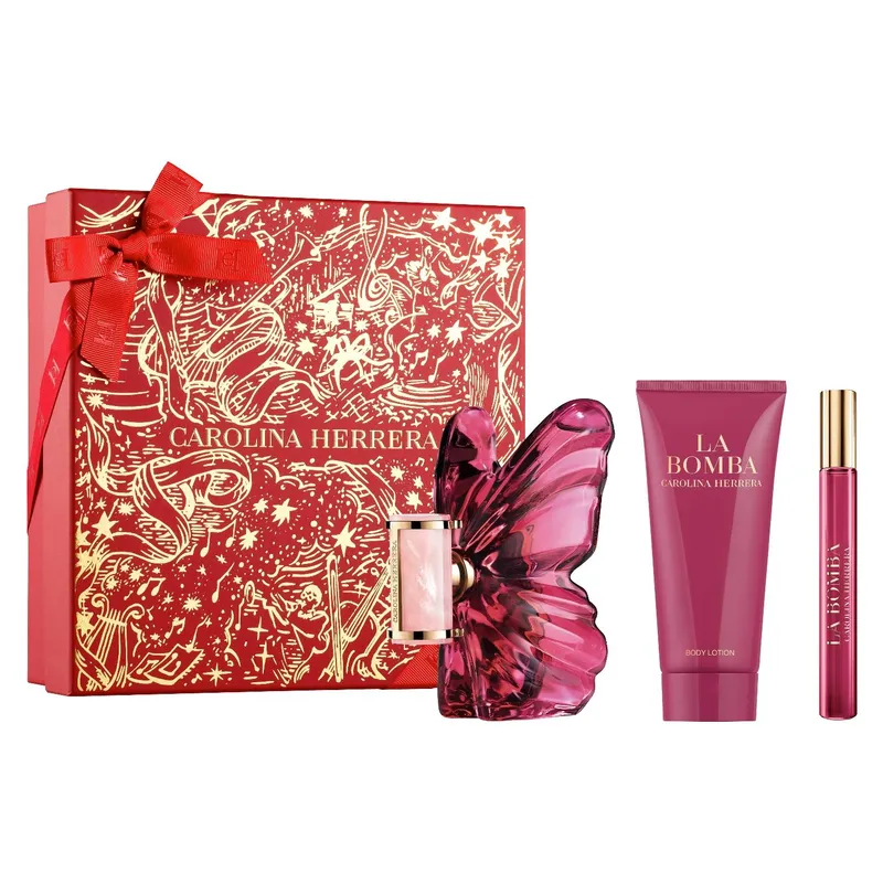 CAROLINA HERRERA - Estuche La Bomba Eau De Parfum 80 Ml + 10 Ml + Loción Corporal 100 Ml Carolina Herrera