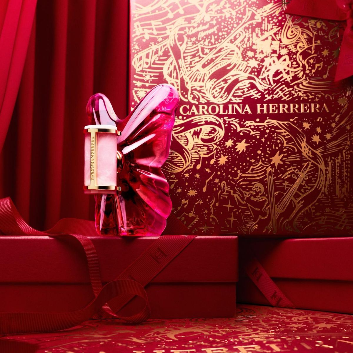 CAROLINA HERRERA - Estuche La Bomba Eau De Parfum 80 Ml + 10 Ml + Loción Corporal 100 Ml Carolina Herrera