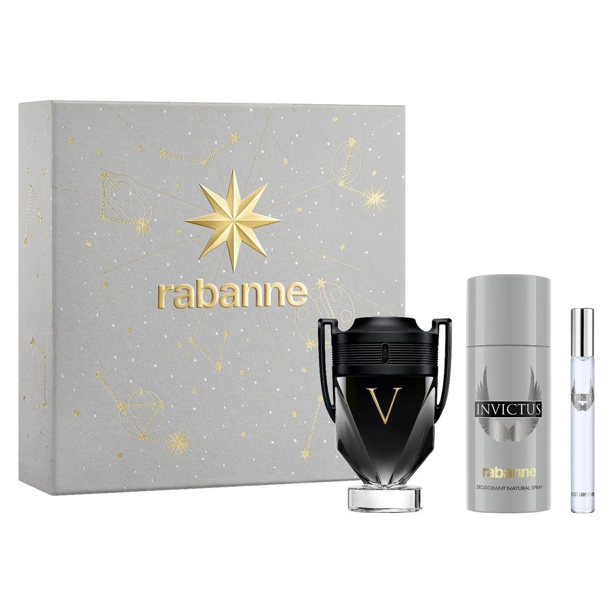 RABANNE - Estuche Invictus Victory Eau De Parfum Extrême 100 Ml + 10 Ml + Desodorante 150 Ml Rabanne