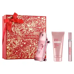 CAROLINA HERRERA - Estuche 212 Heroes Eau De Parfum For Her 80 Ml + 10 Ml + Loción Corporal 100 Ml