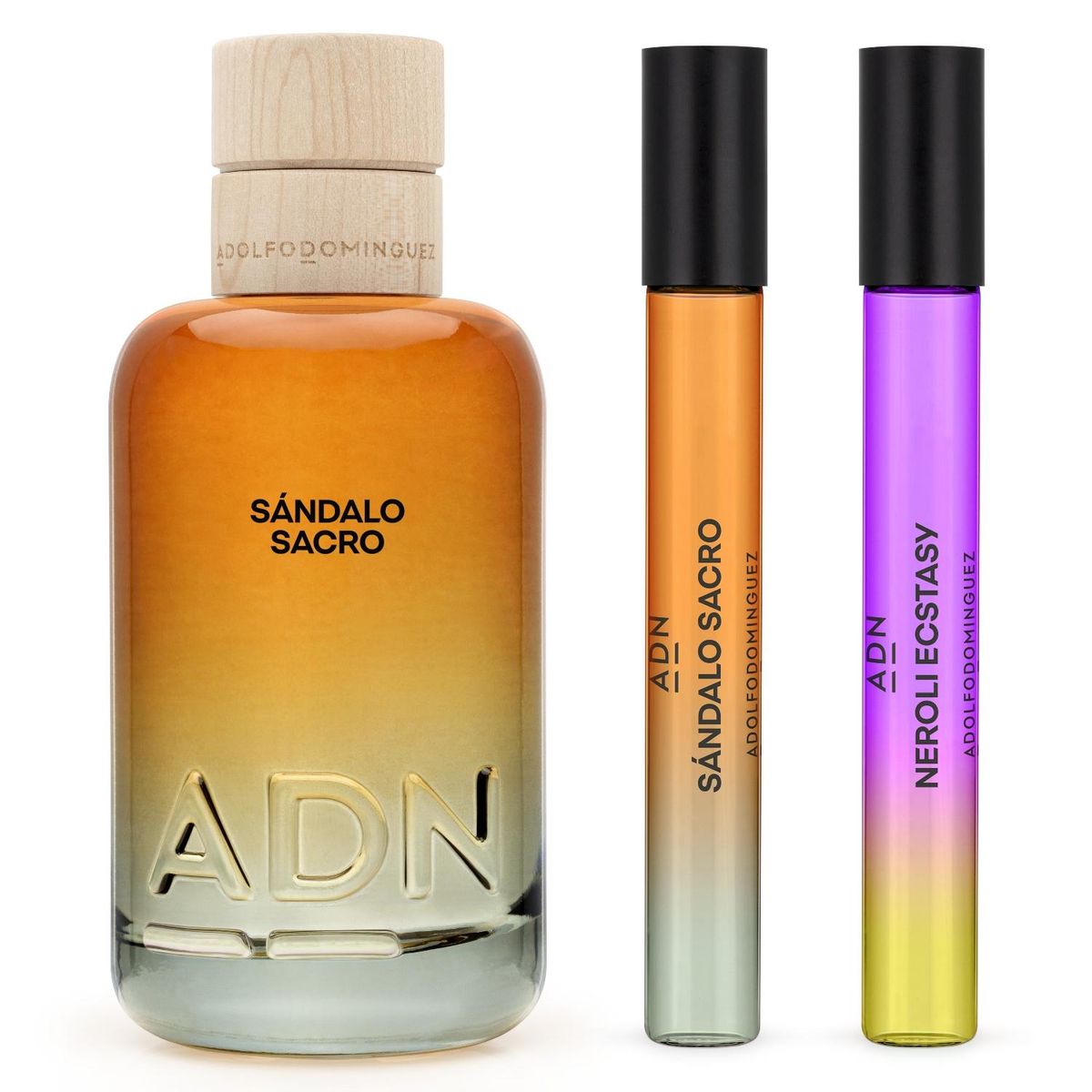 ADOLFO DOMINGUEZ - Estuche Adn Sándalo Sacro Eau De Parfum 100 Ml + 10 Ml + Neroli Ecstasy Eau De Parfum 10 Ml Adolfo Dominguez