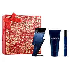 CAROLINA HERRERA - Estuche Bad Boy Cobalt Eau De Parfum Électrique 100 Ml + 10 Ml + Gel De Baño 100 Ml