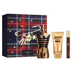 JEAN PAUL GAULTIER - Estuche Le Male Elixir Parfum 125 Ml + 10 Ml + All-Over Gel De Baño 75 Ml