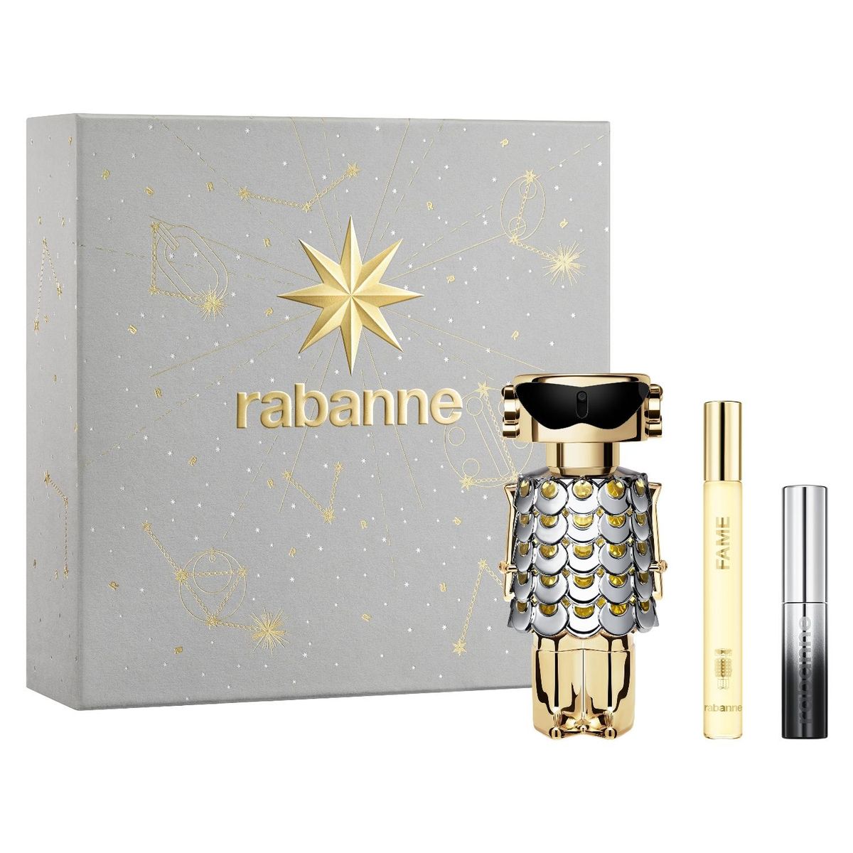 RABANNE - Estuche Fame Eau De Parfum 80 Ml + 10 Ml + Mascara Deep Black 4,5 Ml Rabanne