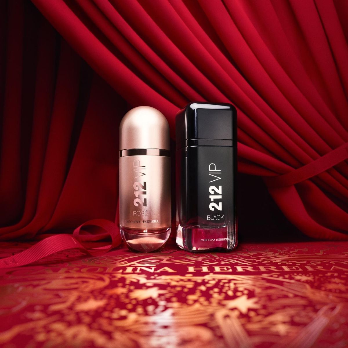 CAROLINA HERRERA - Estuche 212 Vip Black Eau De Parfum 100 Ml + 10 Ml + Gel De Baño 100 Ml Carolina Herrera