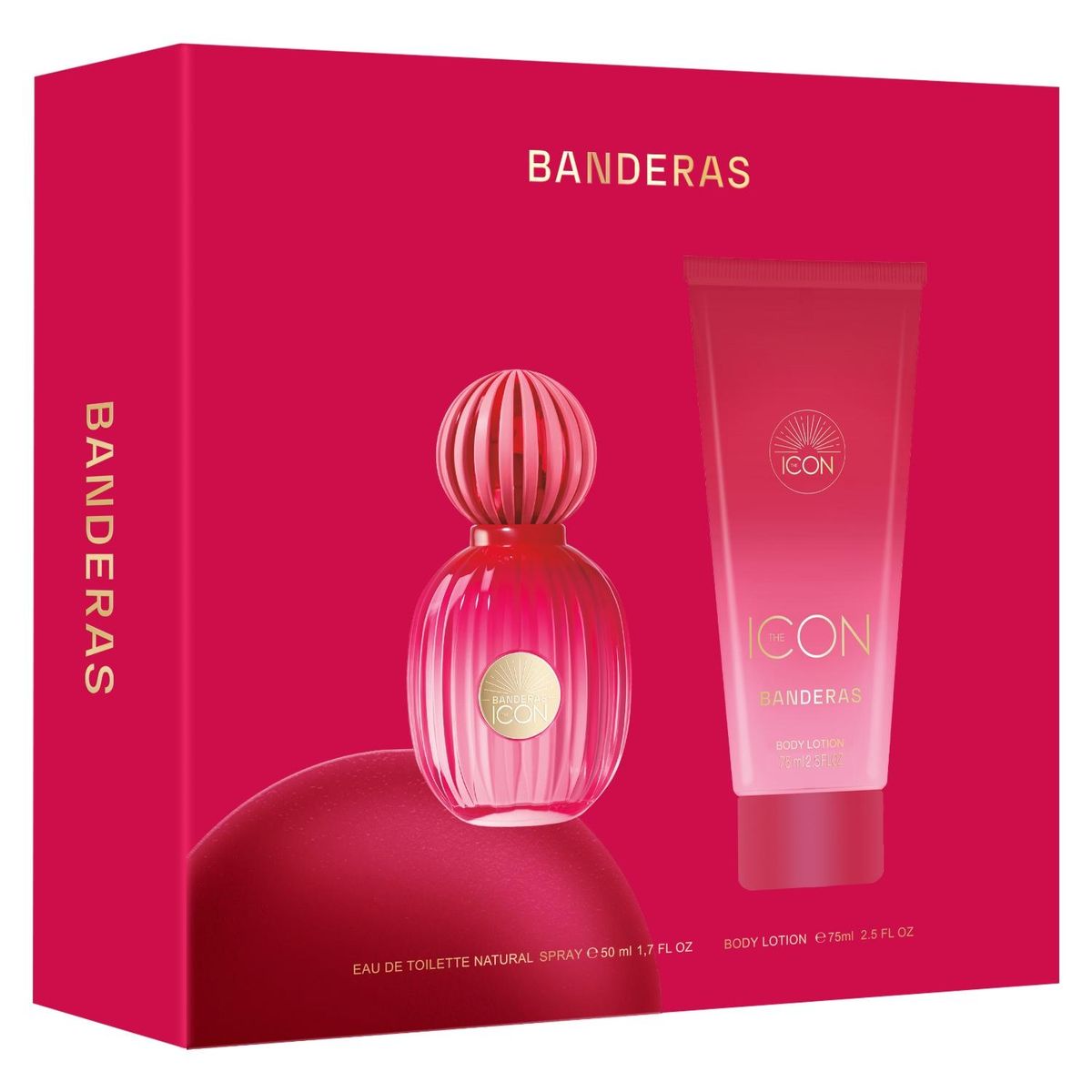 ANTONIO BANDERAS - Estuche The Icon Eau De Parfum For Women 50 Ml + Loción Corporal 75 Ml Antonio Banderas