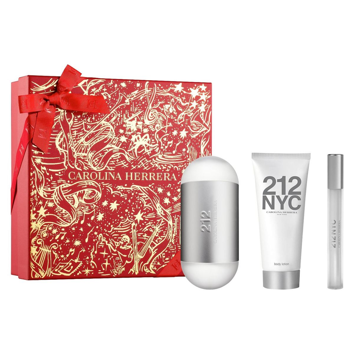 CAROLINA HERRERA - Estuche 212 Nyc Eau De Toilette 100 Ml + 10 Ml  + Loción Corporal Hidratante 100 Ml  Carolina Herrera