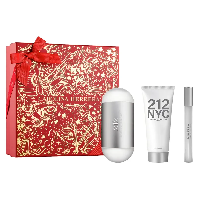 CAROLINA HERRERA - Estuche 212 Nyc Eau De Toilette 100 Ml + 10 Ml  + Loción Corporal Hidratante 100 Ml  Carolina Herrera