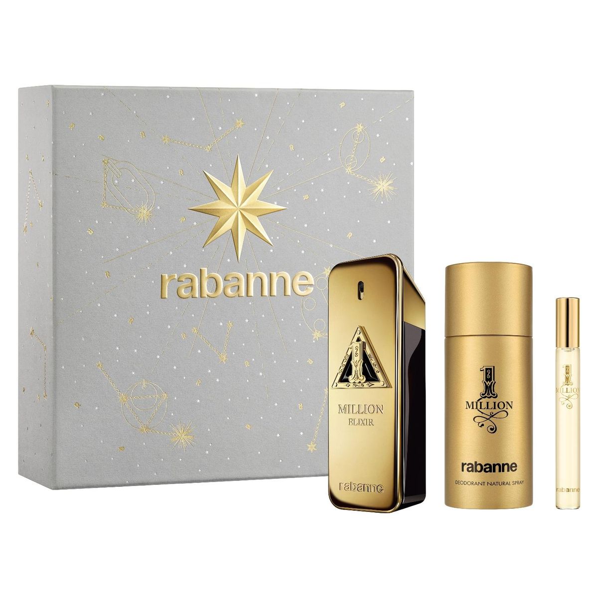RABANNE - Estuche 1 Million Elixir Parfum Intense 100 Ml + 10 Ml + Desodorante 150 Ml Rabanne