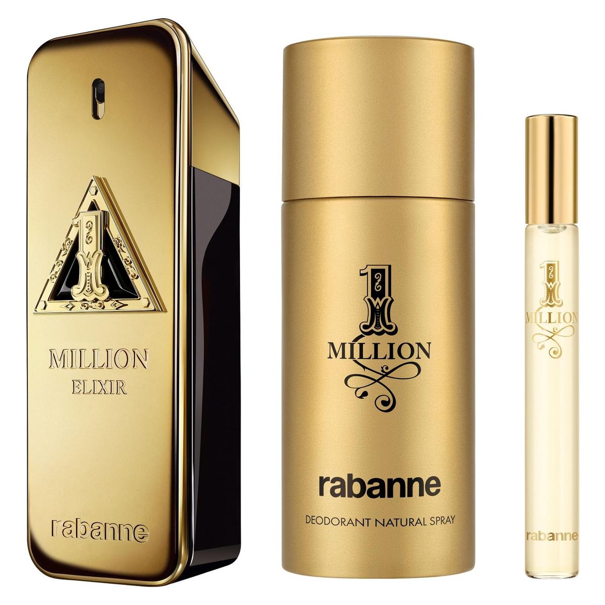 RABANNE - Estuche 1 Million Elixir Parfum Intense 100 Ml + 10 Ml + Desodorante 150 Ml Rabanne
