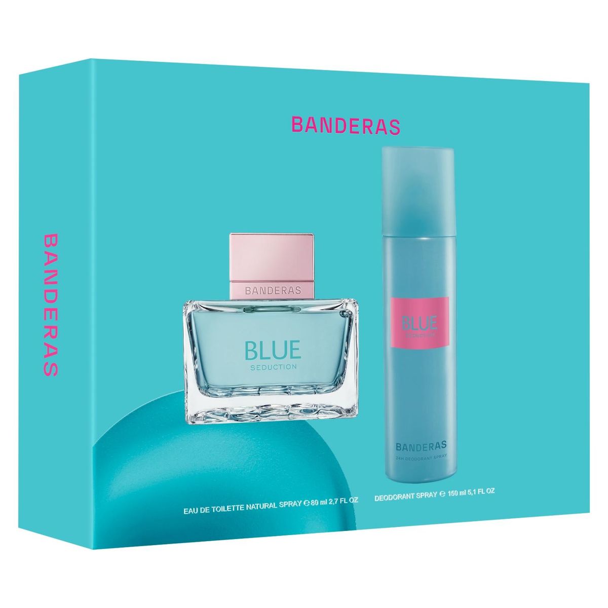 ANTONIO BANDERAS - Estuche Blue Seduction For Women Eau De Toilette 80 Ml + Desodorante 150 Ml Antonio Banderas