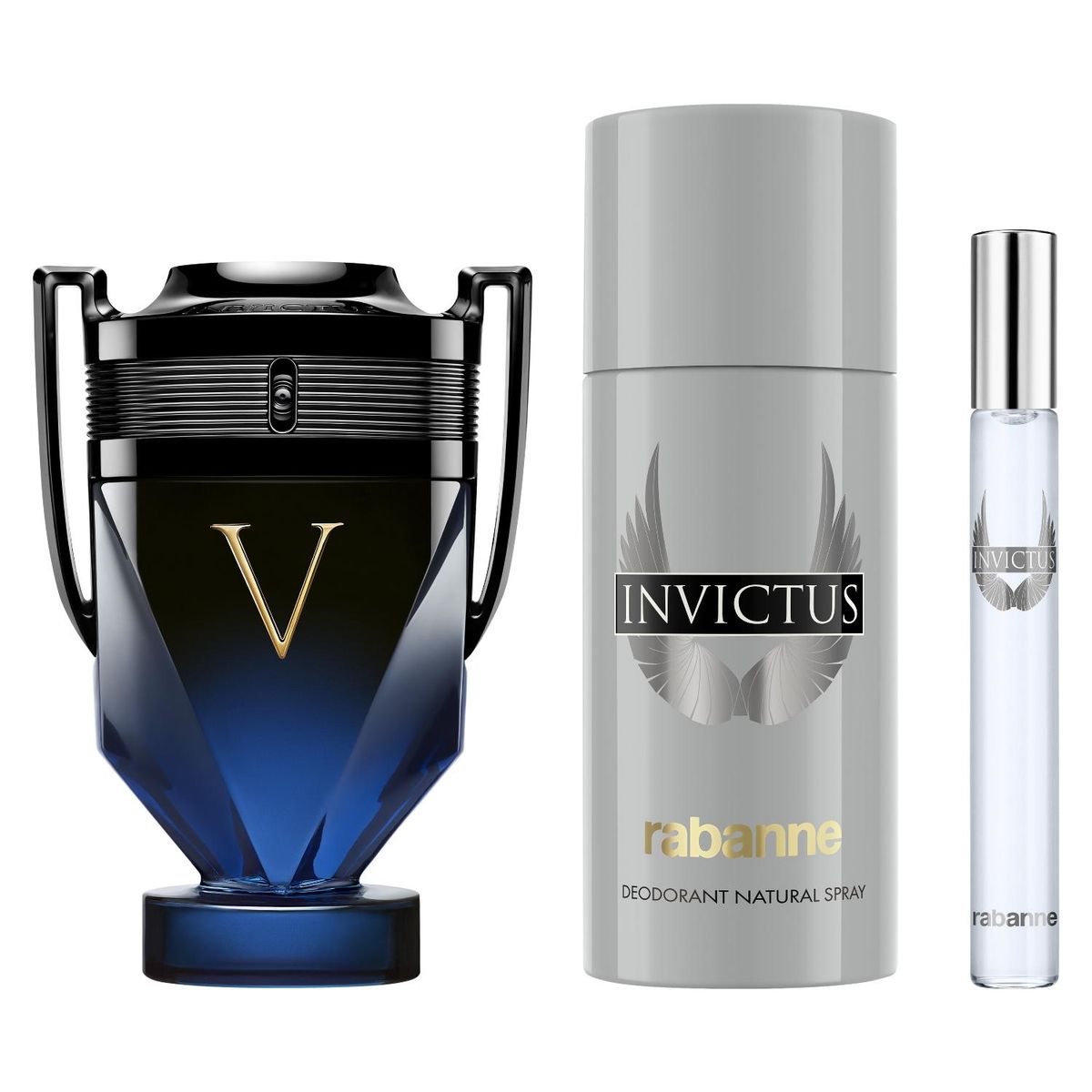 RABANNE - Estuche Invictus Victory Elixir Parfum Intense 100 Ml + 10 Ml +  Desodorante 150 Ml Rabanne
