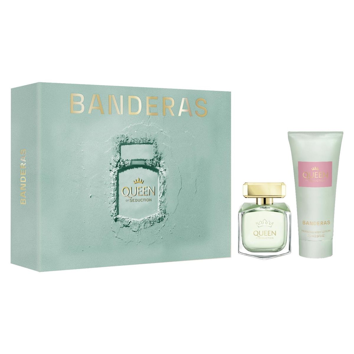 ANTONIO BANDERAS - Estuche Queen Of Seduction Eau De Toilette 50 Ml + Loción Corporal 75 Ml Antonio Banderas