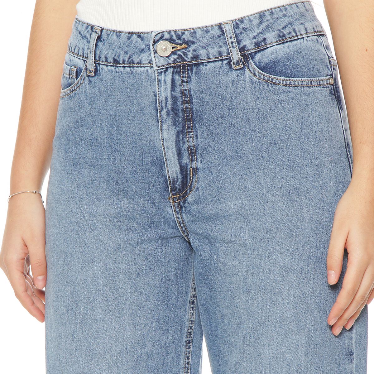 WADOS - Jeans Wide Leg Tiro Alto Mujer Wados