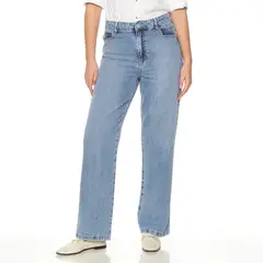 WADOS - Jeans Recto Tiro Alto Mujer