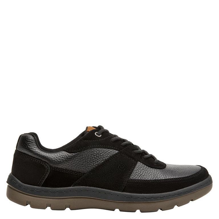 Zapato Casual Hombre Cuero Negro
