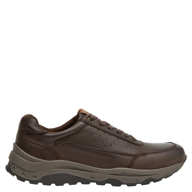 Zapato Casual Hombre Cuero Café