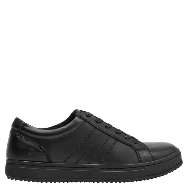 PLUMA Zapatilla Urbana Hombre Cuero Negro