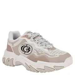 GUESS - Nennzo Zapatilla Urbana Mujer Blanco