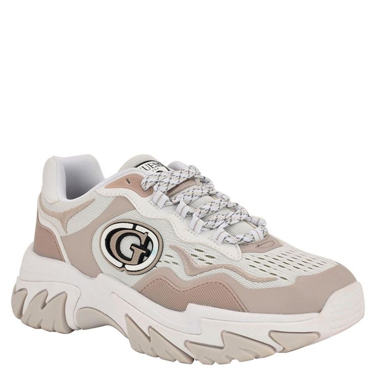 GUESS Nennzo Zapatilla Urbana Mujer Blanco