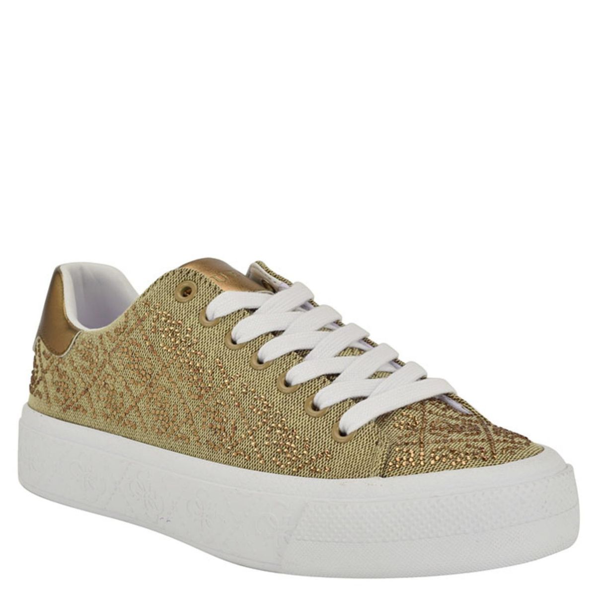 GUESS - Joeraya Zapatilla Urbana Mujer Dorado Guess