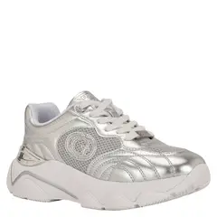 GUESS - Morriz Zapatilla Urbana Mujer Plateado