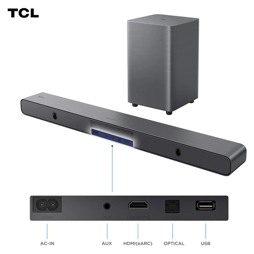 TCL Soundbar S55H Acero, foto 5