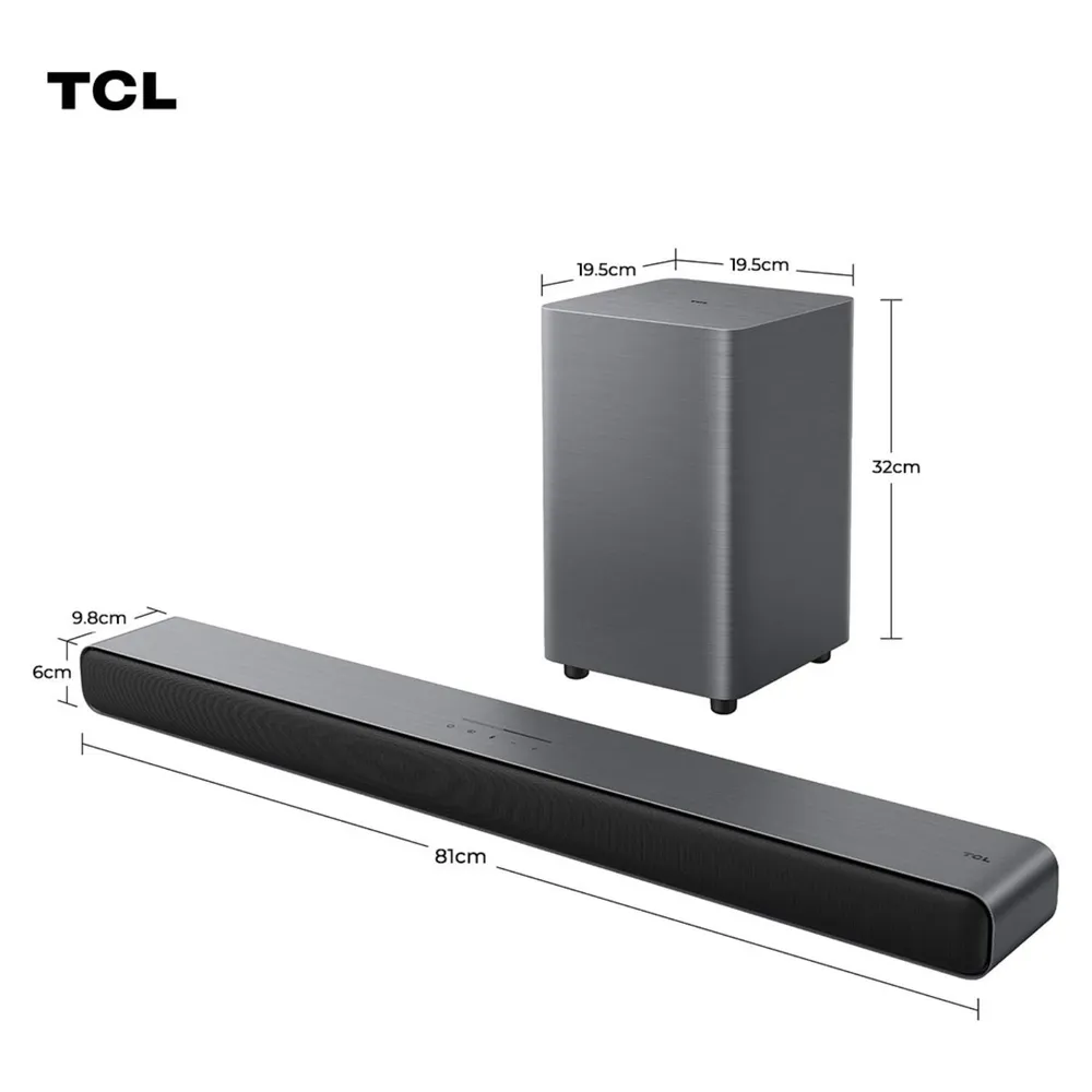 TCL Soundbar S55H Acero, foto 6
