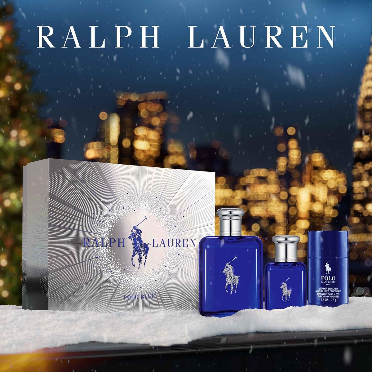 RALPH LAUREN - Set Perfume Polo Blue EDT 125ml + 40ml + Desodorante Ralph Lauren