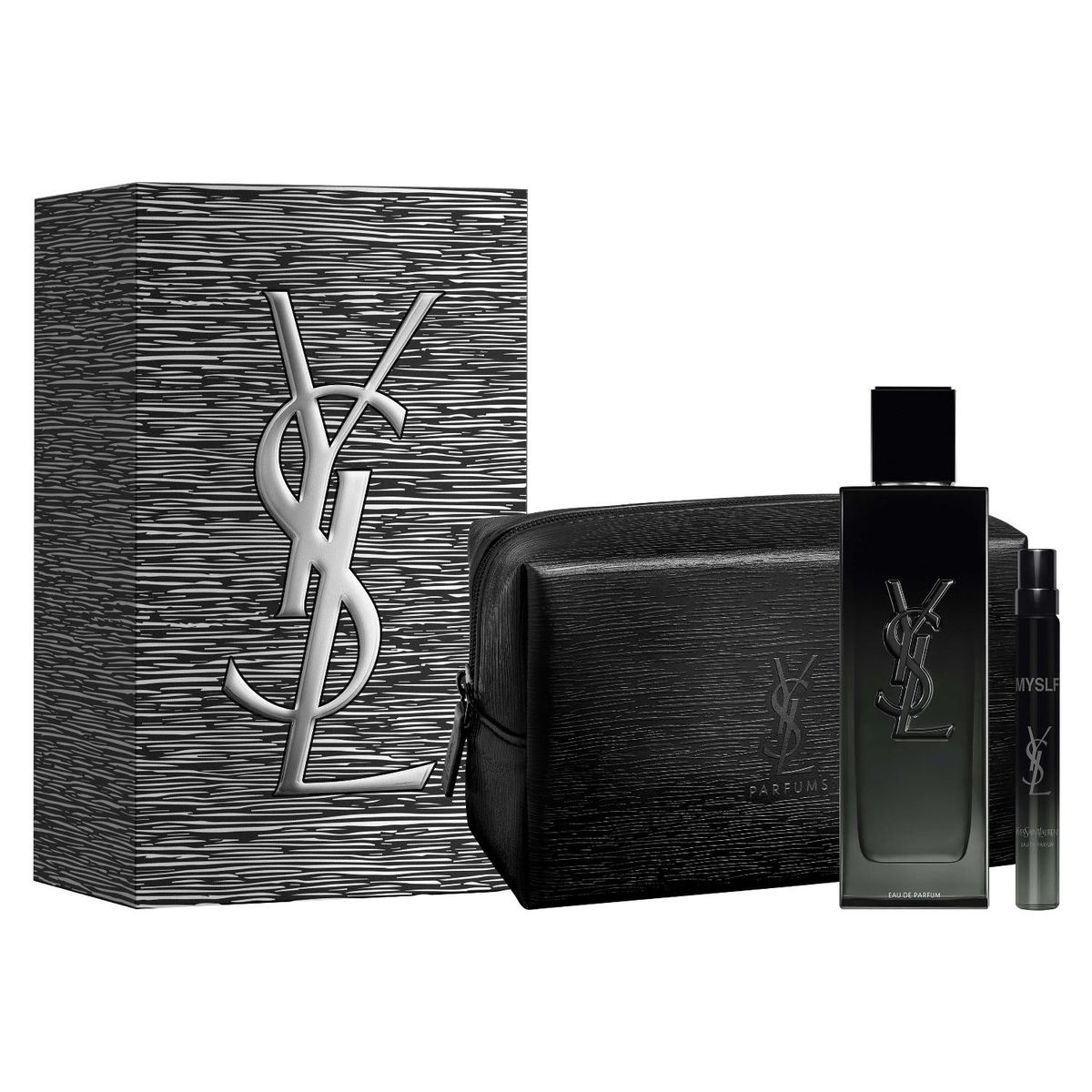 YVES SAINT LAURENT - Set Perfume Hombre MYSLF EDP 100ML + 10ML + Pouch