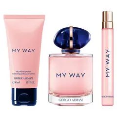 GIORGIO ARMANI - Set Perfume Mujer My Way Eau de Parfum 90ml + 10ml + Loción Corporal 50ml