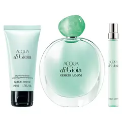 GIORGIO ARMANI - Set Perfume Mujer Acqua di Gioia Eau de Parfum 100ml + 10ml + Loción Corporal 50ml