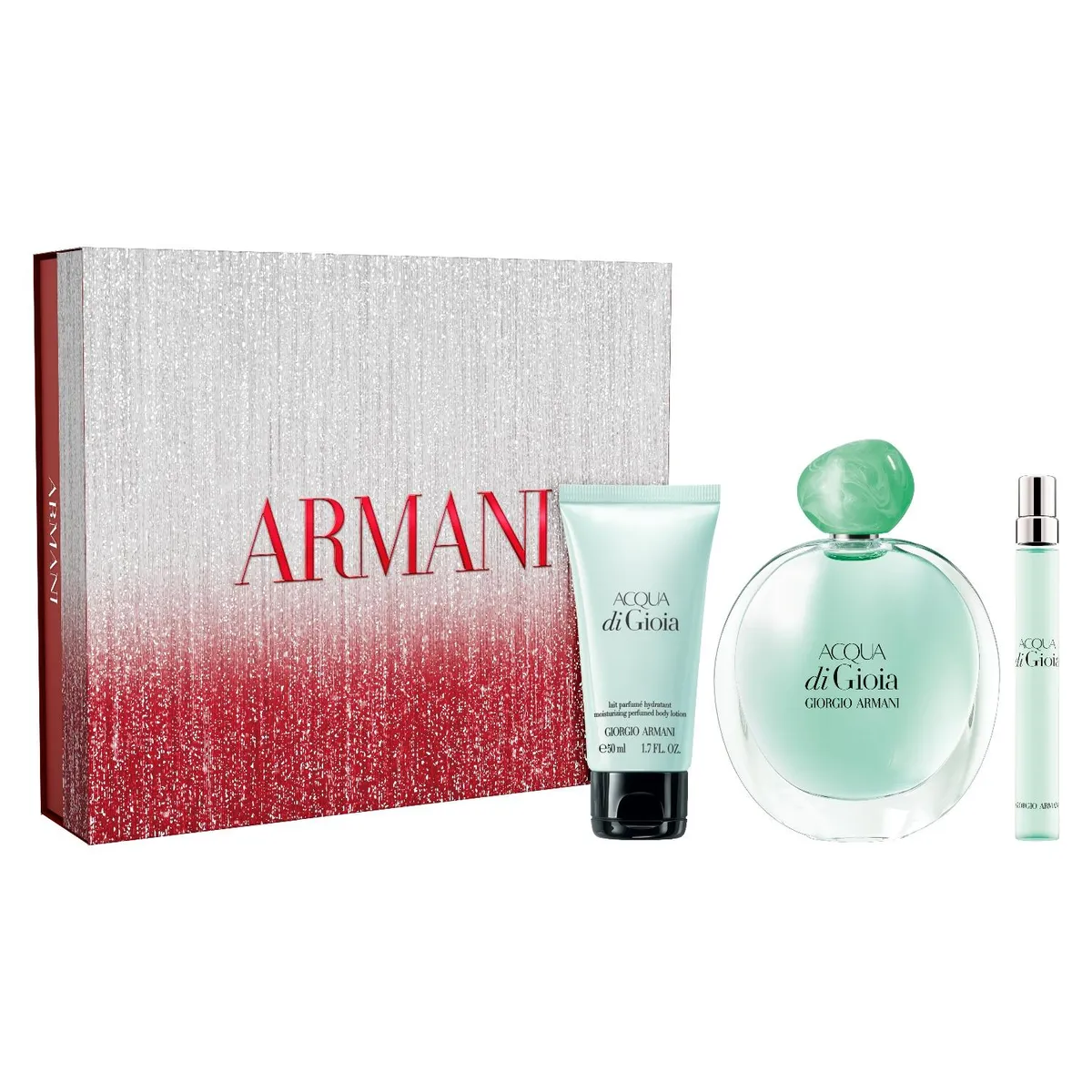 GIORGIO ARMANI - Set Perfume Mujer Acqua di Gioia Eau de Parfum 100ml + 10ml + Loción Corporal 50ml Giorgio Armani