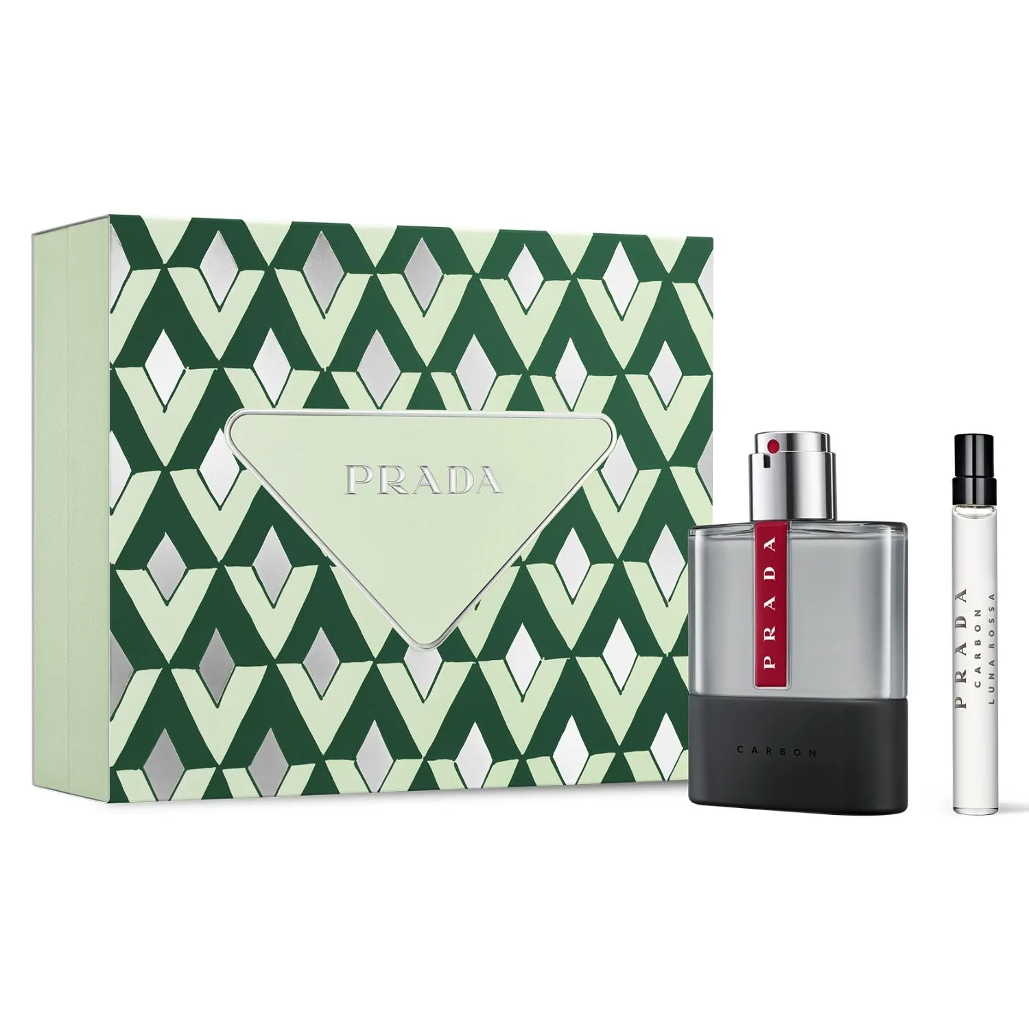 PRADA Set Perfume Hombre Luna Rossa Carbon EDT 100ml + 10ml