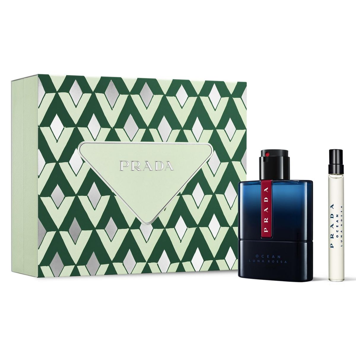 PRADA - Set Perfume Hombre Luna Rossa Ocean EDT 100ml + 10ml