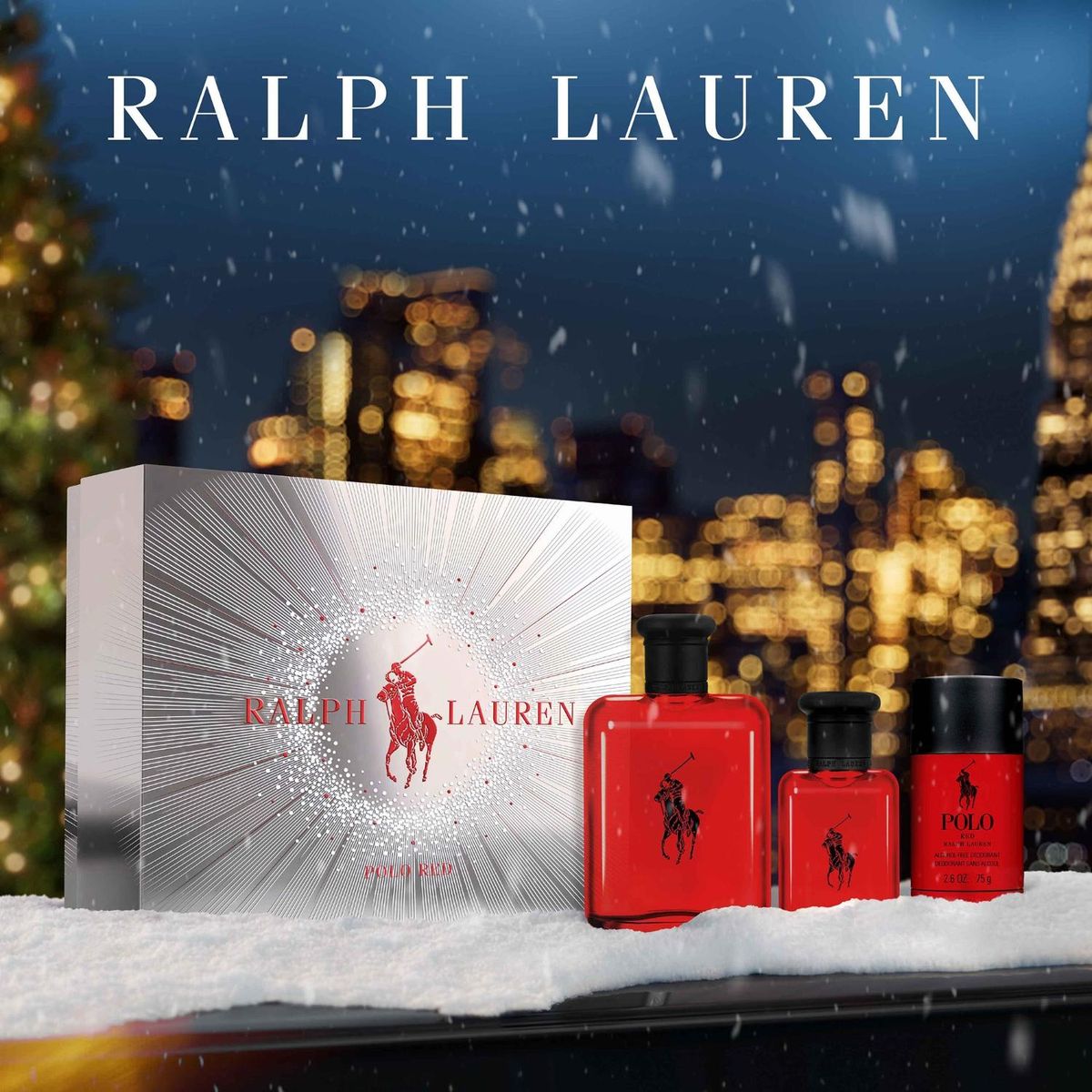 RALPH LAUREN - Set Perfume Polo Red EDT 125ml + 40ml + Desodorante Ralph Lauren