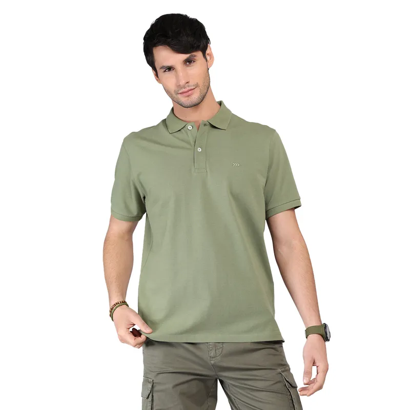 ARROW - Polera Pique Manga Corta Hombre Arrow