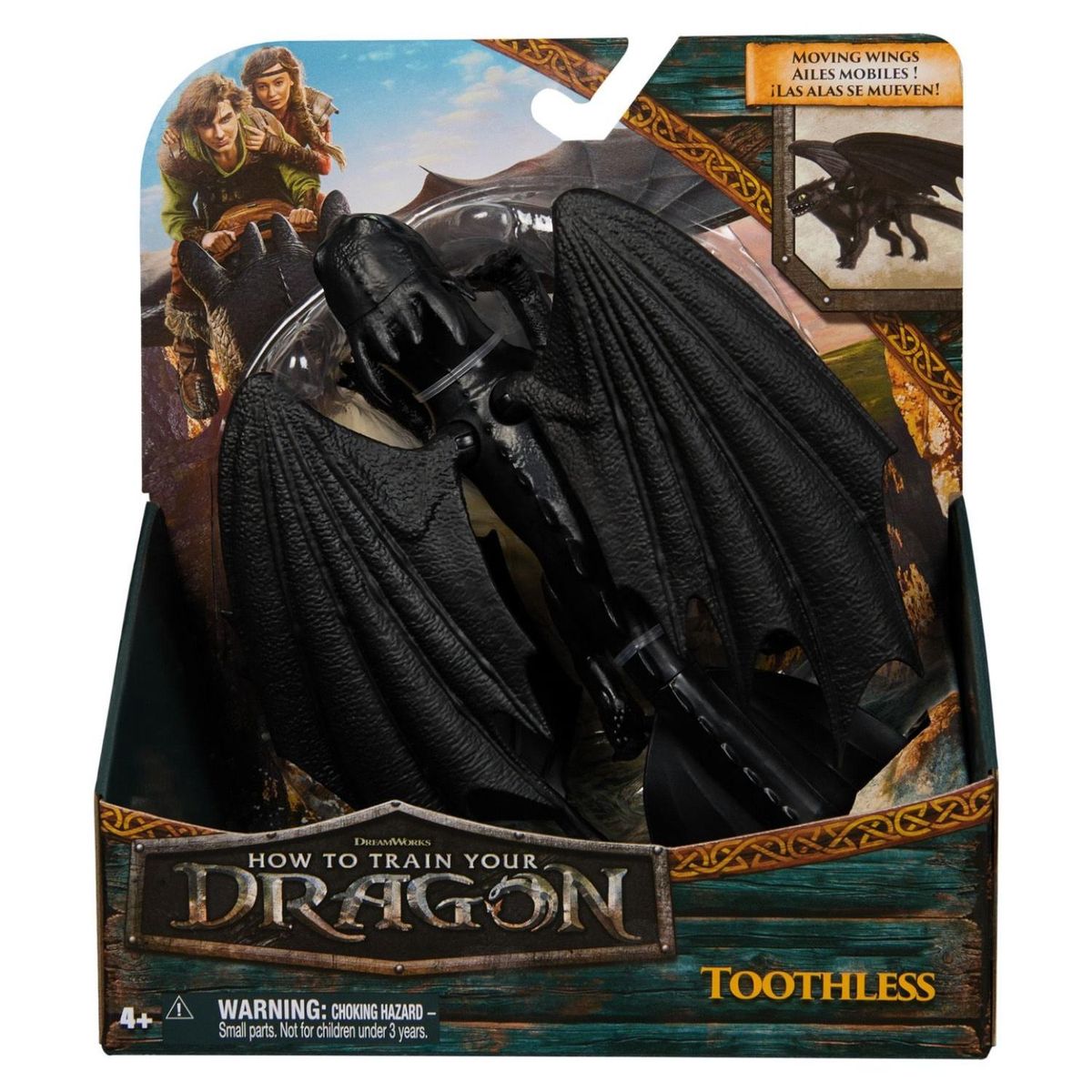 HOW TO TRAIN YOUR DRAGON - Como Entrenar A Tu Dragon Figura Chimuelo
