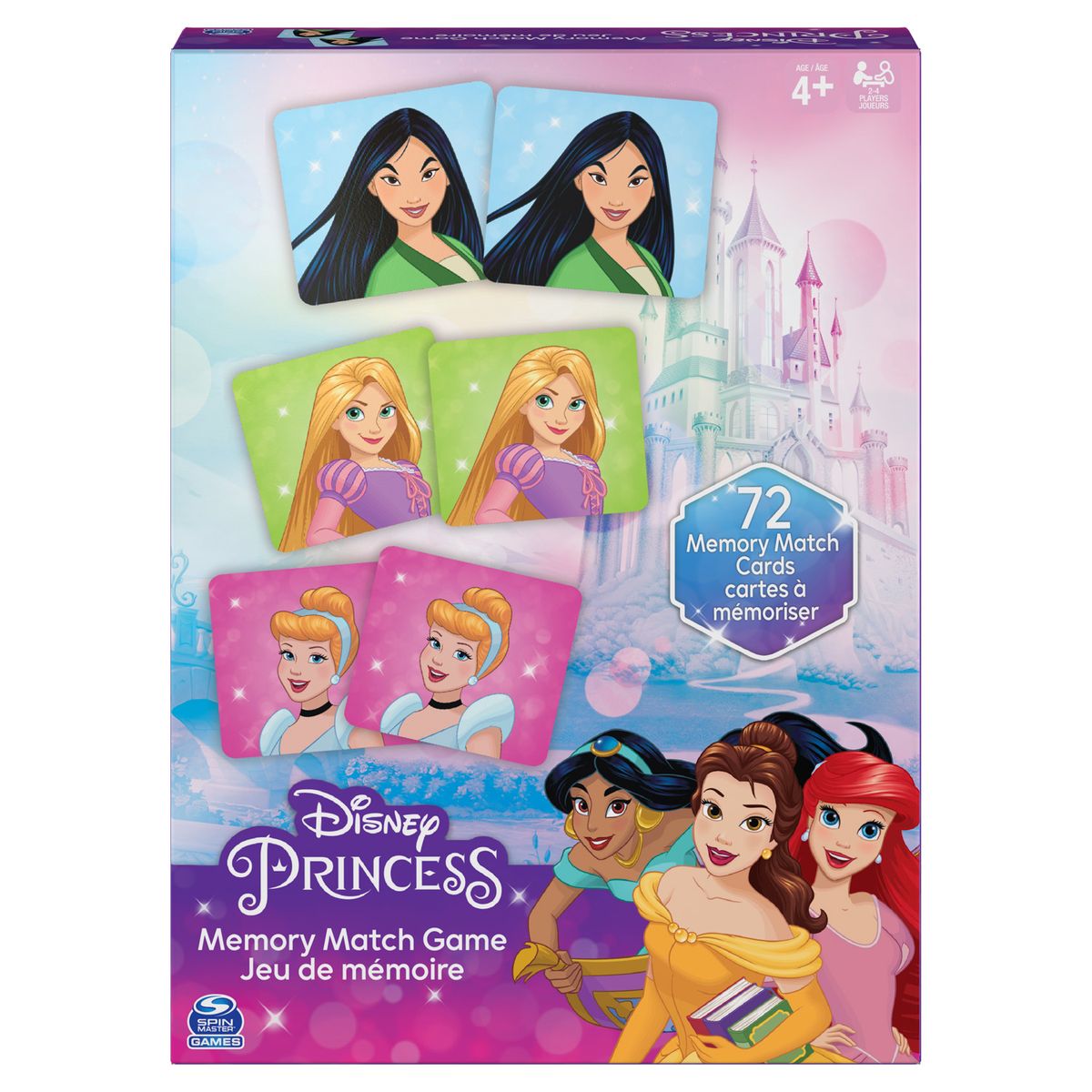 GAMES - Juego Memorice Princesas 72 Games