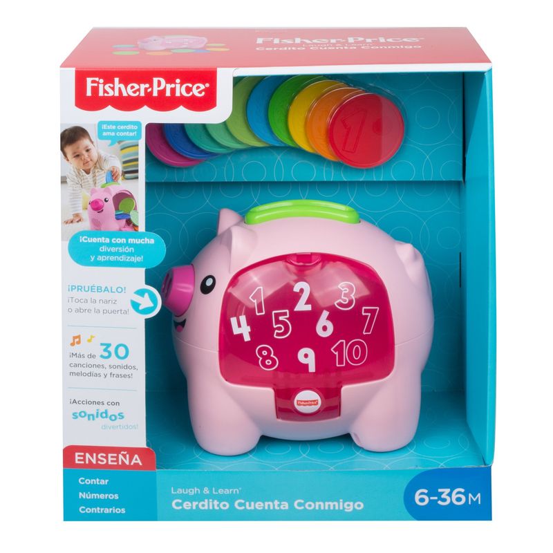 Fisher Price - Juego Educativo Fisher-Price Cerdito Cuenta Conmigo