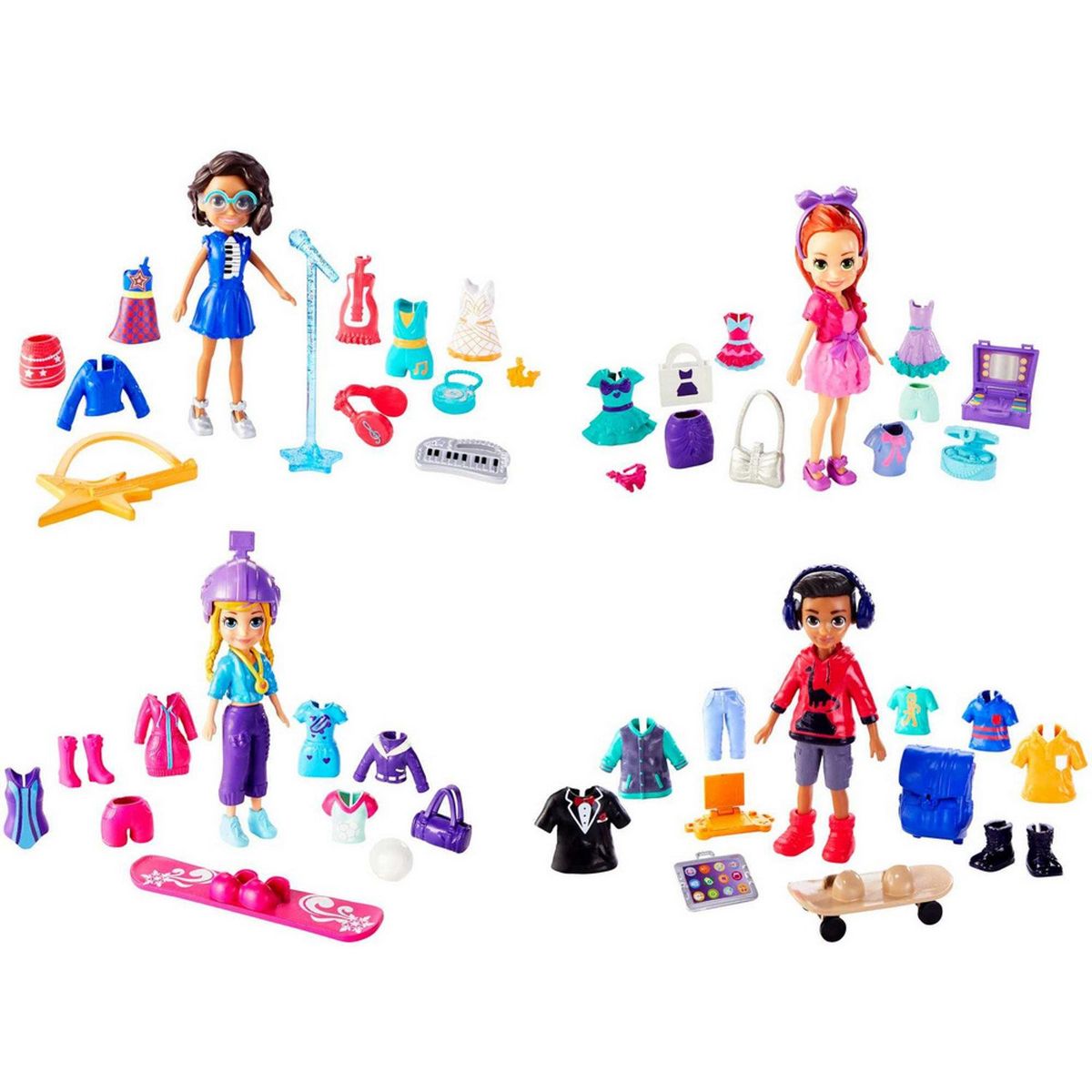POLLY POCKET - Muñecas Súper Colección De Modas Polly Pocket