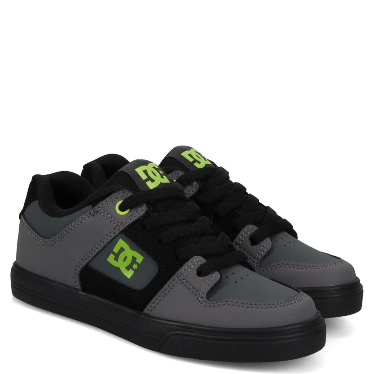 DC SHOES - Pure 003 Zapatilla Urbana Niño Cuero Negro (34 a39) Dc Shoes