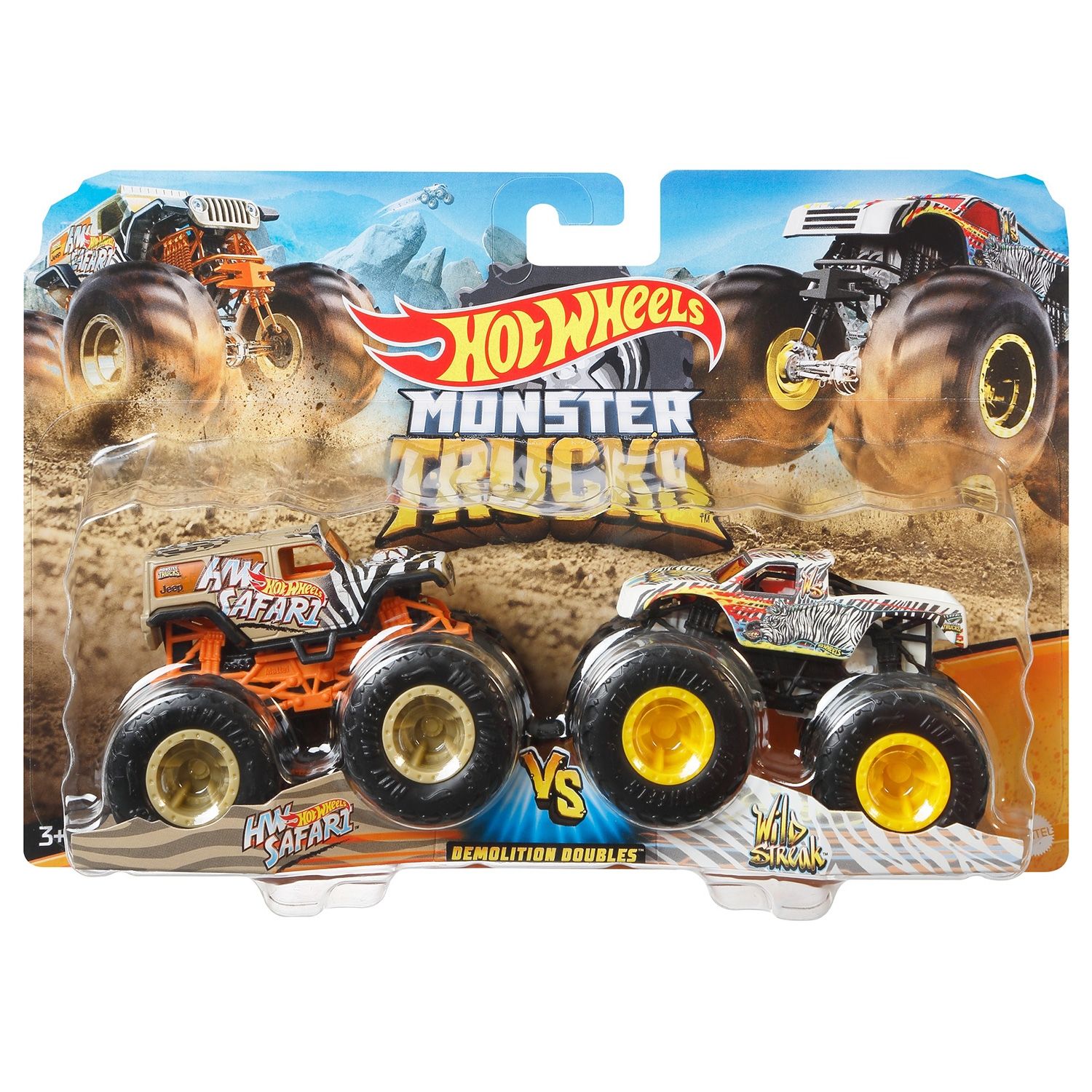 HOT WHEELS Auto De Juguete 2-Pack Escala 1:64 (Contiene Producto
